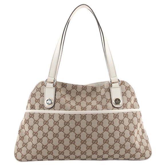 Authentic Gucci Shoulder Bag in Canvas - Picture 11 of 16